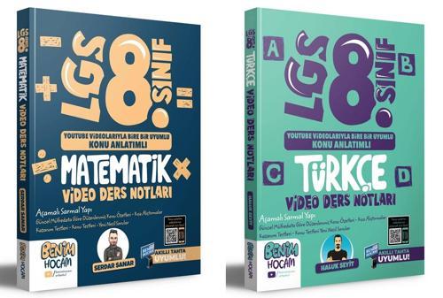 Benim Hocam 2023 8. Sınıf Lgs Matematik + Türkçe Video Ders Defteri Konu Seti 2 Kitap 2023