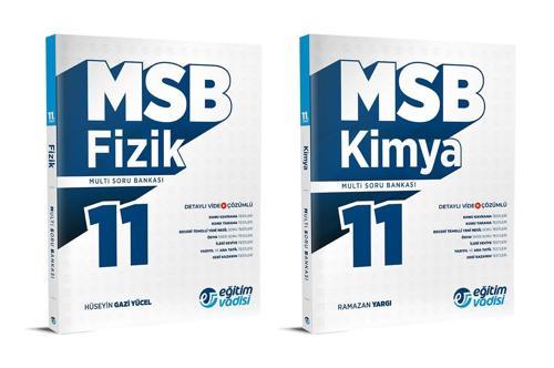Eğitim Vadisi 2024 11. Sınıf Fizik + Kimya Soru Bankası Seti 2 Kitap