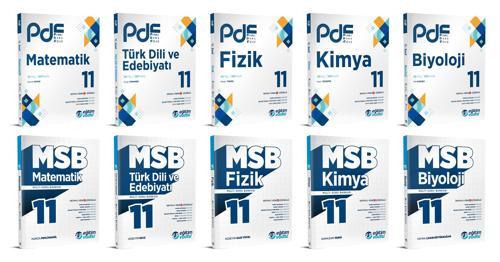 Eğitim Vadisi 2024 11. Sınıf Matematik + Edebiyat + Fizik + Kimya + Biyoloji Soru Seti 10 Kitap