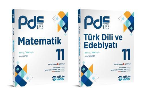 Eğitim Vadisi 2024 11. Sınıf Matematik + Edebiyat Pdf Seti 2 Kitap