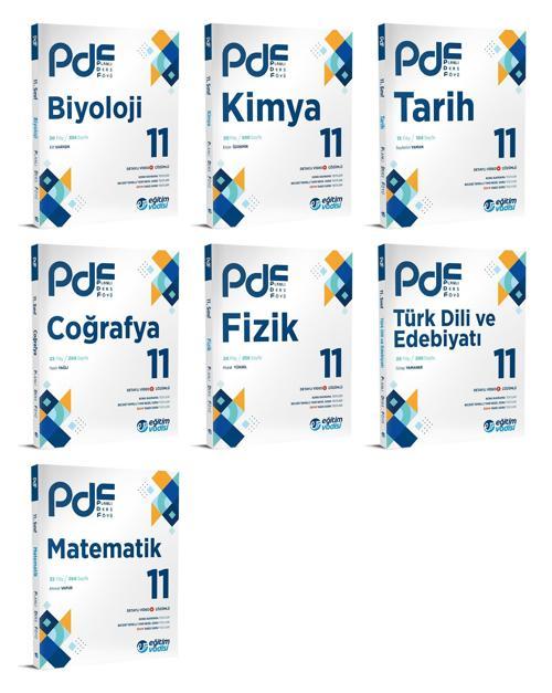 Eğitim Vadisi 2024 11. Sınıf Pdf Seti Tam Set 7 Kitap