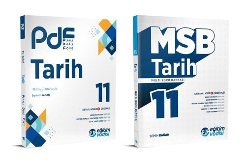 Eğitim Vadisi 2024 11. Sınıf Tarih Anlatım Pdf + Soru Seti 2 Kitap