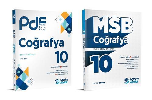 Eğitim Vadisi 2024 10. Sınıf Coğrafya Pdf + Soru Seti 2 Kitap