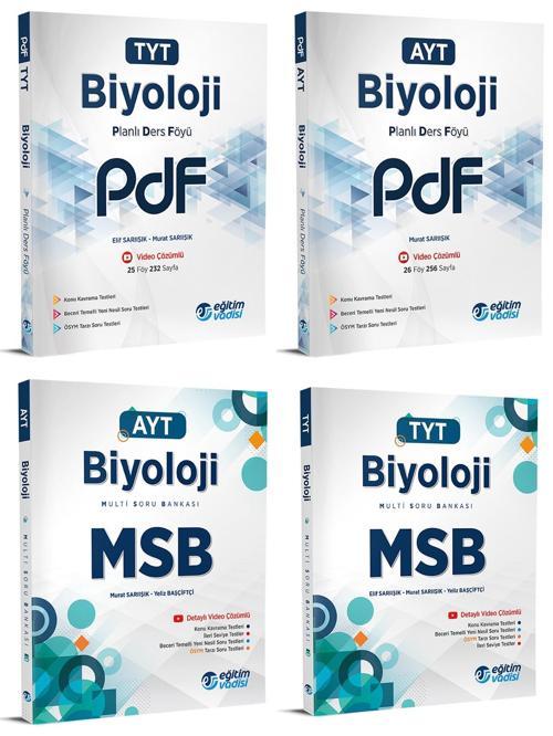 Eğitim Vadisi 2024 Tyt Ayt Biyoloji Pdf + Msb Seti 4 Kitap