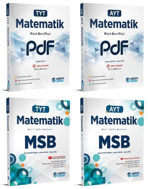 Eğitim Vadisi 2024 Tyt Ayt Matematik Pdf + Msb Seti 4 Kitap