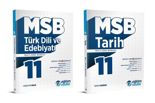 Eğitim Vadisi 2024 11. Sınıf Edebiyat + Tarih Soru Bankası Seti 2 Kitap