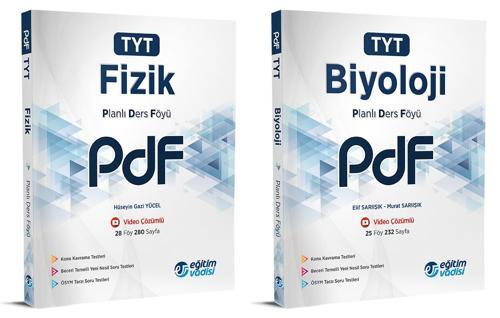 Eğitim Vadisi 2024 Tyt Fizik + Biyoloji Pdf Planlı Ders Föyü Seti 2 Kitap