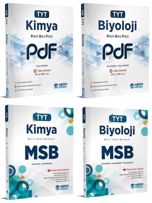 Eğitim Vadisi 2024 Tyt Kimya + Biyoloji Pdf + Msb Seti 4 Kitap