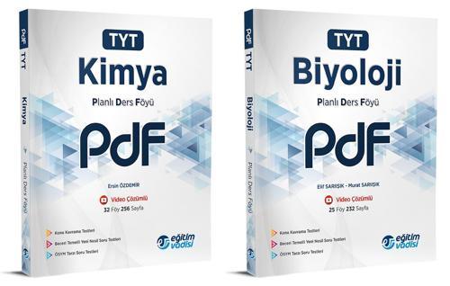 Eğitim Vadisi 2024 Tyt Kimya + Biyoloji Pdf Planlı Ders Föyü Seti 2 Kitap