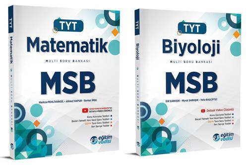 Eğitim Vadisi 2024 Tyt Matematik + Biyoloji Msb Multi Soru Bankası Seti 2 Kitap