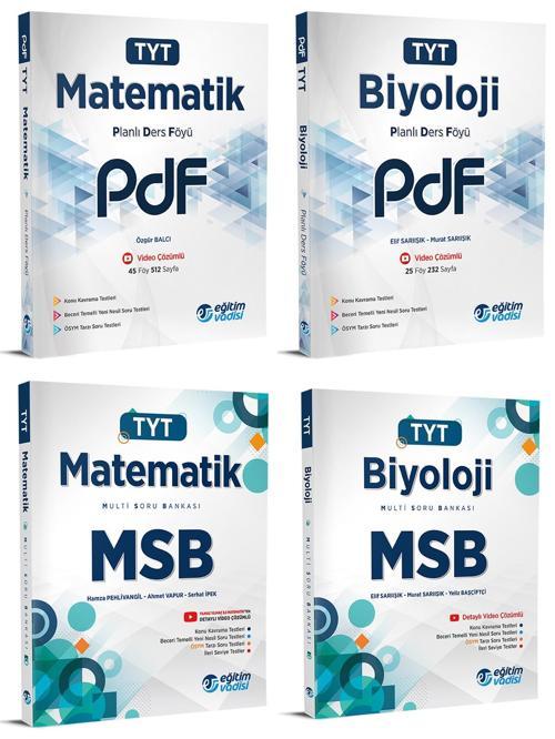 Eğitim Vadisi 2024 Tyt Matematik + Biyoloji Pdf + Msb Seti 4 Kitap