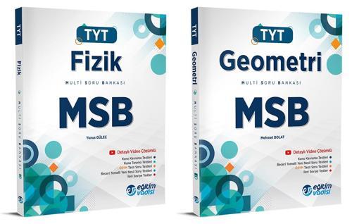 Eğitim Vadisi 2024 Tyt Fizik + Geometri Msb Multi Soru Bankası Seti 2 Kitap