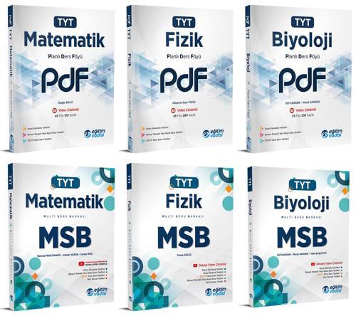 Eğitim Vadisi 2024 Tyt Matematik + Fizik + Biyoloji Pdf + Msb Seti 6 Kitap