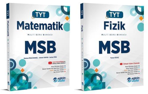 Eğitim Vadisi 2024 Tyt Matematik + Fizik Msb Multi Soru Bankası Seti 2 Kitap