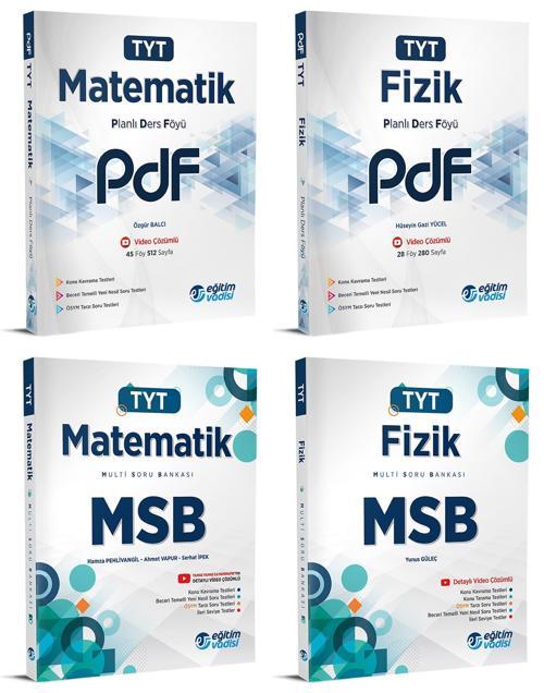 Eğitim Vadisi 2024 Tyt Matematik + Fizik Pdf + Msb Seti 4 Kitap