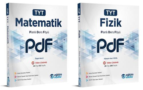 Eğitim Vadisi 2024 Tyt Matematik + Fizik Pdf Planlı Ders Föyü Seti 2 Kitap