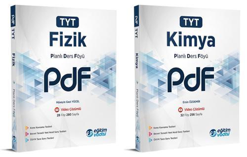Eğitim Vadisi 2024 Tyt Fizik + Kimya Pdf Planlı Ders Föyü Seti 2 Kitap