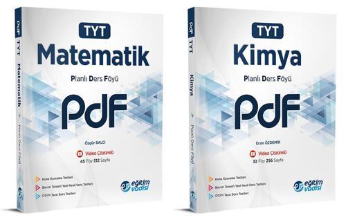 Eğitim Vadisi 2024 Tyt Matematik + Kimya Pdf Planlı Ders Föyü Seti 2 Kitap