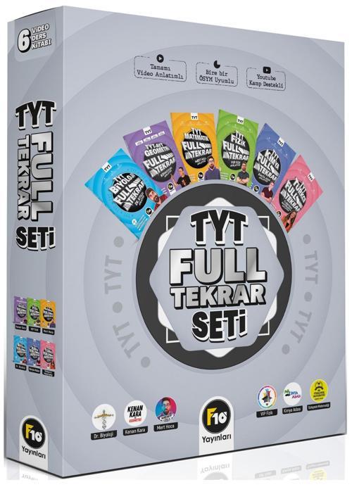 F10 Yayınları 2024 Tyt Full Tekrar Seti