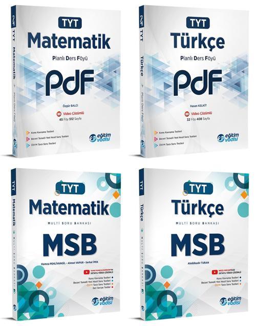 Eğitim Vadisi 2024 Tyt Matematik + Türkçe Pdf + Msb Seti 4 Kitap