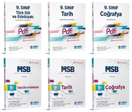 Eğitim Vadisi 9. Sınıf Edebiyat + Tarih + Coğrafya Pdf + Soru Seti 6 Kitap 2023