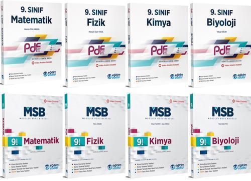 Eğitim Vadisi 9. Sınıf Matematik + Fizik + Kimya + Biyoloji Pdf + Soru Seti 8 Kitap 2023