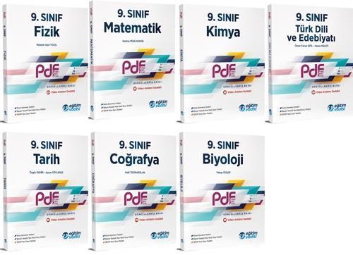 Eğitim Vadisi 9. Sınıf Pdf Seti Tam Set 7 Kitap 2023