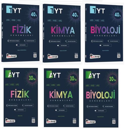 Kafadengi 2024 Tyt Ayt Fizik Kimya Biyoloji Branş Deneme Seti
