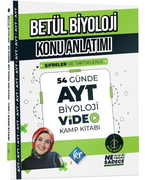 Kr Akademi 2024 Ayt Betül 54 Günde Biyoloji Video Kamp Kitabı