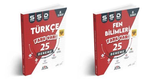 Kva 2024 8. Sınıf Fen Bilimleri + Türkçe Sistematik Sarmal Deneme Seti 2 Kitap