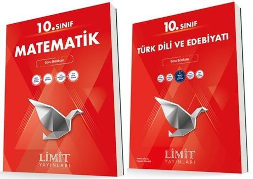 Limit 10. Sınıf Matematik + Edebiyat Soru Bankası Seti 2 Kitap 2023
