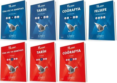 Limit 11. Sınıf Edebiyat + Tarih + Coğrafya + Felsefe Konu + Soru Seti 7 Kitap 2023