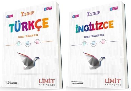 Limit 7. Sınıf Türkçe + İngilizce Soru Bankası Seti 2 Kitap 2023