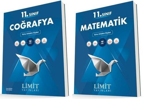 Limit 11. Sınıf Matematik + Coğrafya Konu Föyleri Seti 2 Kitap 2023