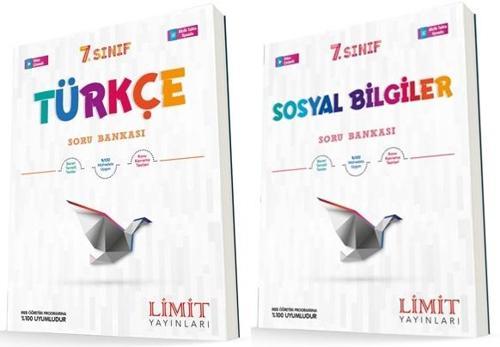 Limit 7. Sınıf Türkçe + Sosyal Bilgiler Soru Bankası Seti 2 Kitap 2023