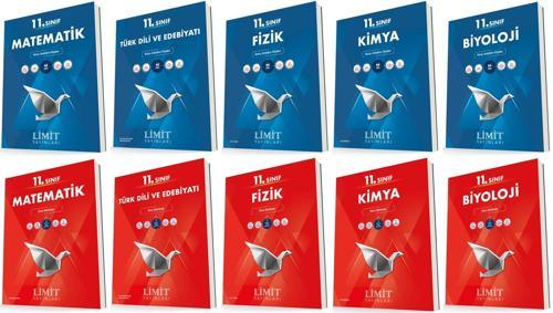 Limit 11. Sınıf Matematik + Edebiyat + Fizik + Kimya + Biyoloji Soru Seti 10 Kitap 2023
