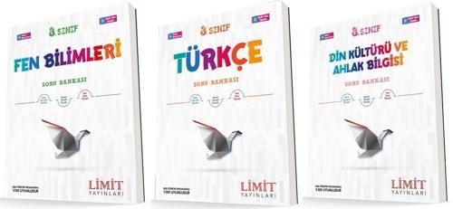 Limit 8. Sınıf Fen + Türkçe + Din Soru Seti 3 Kitap 2023