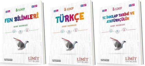 Limit 8. Sınıf Fen + Türkçe + İnkılap Soru Seti 3 Kitap 2023