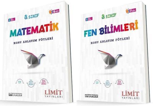 Limit 8. Sınıf Matematik + Fen Bilimleri Konu Föyleri Seti 2 Kitap 2023