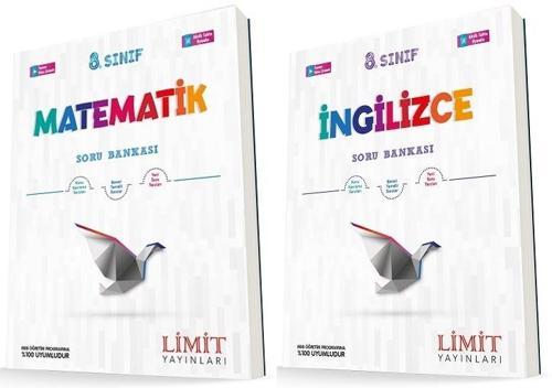 Limit 8. Sınıf Matematik + İngilizce Soru Seti 2 Kitap 2023