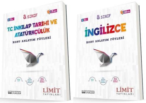Limit 8. Sınıf İnkılap + İngilizce Konu Föyleri Seti 2 Kitap 2023
