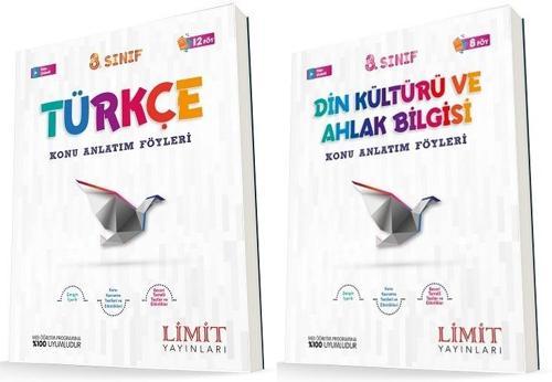 Limit 8. Sınıf Türkçe + Din Konu Föyleri Seti 2 Kitap 2023
