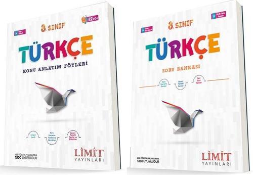 Limit 8. Sınıf Türkçe Konu Föyleri + Soru Seti 2 Kitap 2023