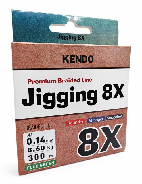 Jigging 8X Flash 300 mt Örgü İp (FLUO GREEN)