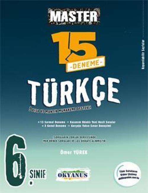 6. Sınıf Master 15 Türkçe Denemesi