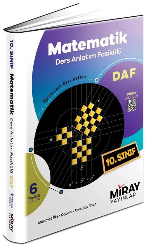 Miray 2024 10. Sınıf Matematik Ders Anlatım Fasikülleri
