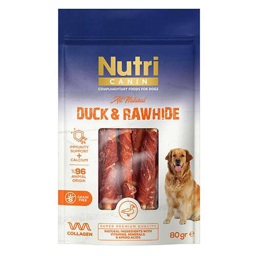 Ördek Eti Sarılı Kemik Köpek Ödülü 80 Gr