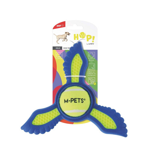 Hop Helıx Köpek Oyuncağı Yellow & Blue