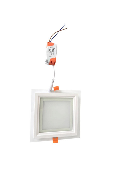 Ookayled 12W KARE CAM PANEL BEYAZ RENK