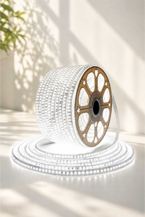 Ookayled 220V Şerit led Beyaz 100 METRE